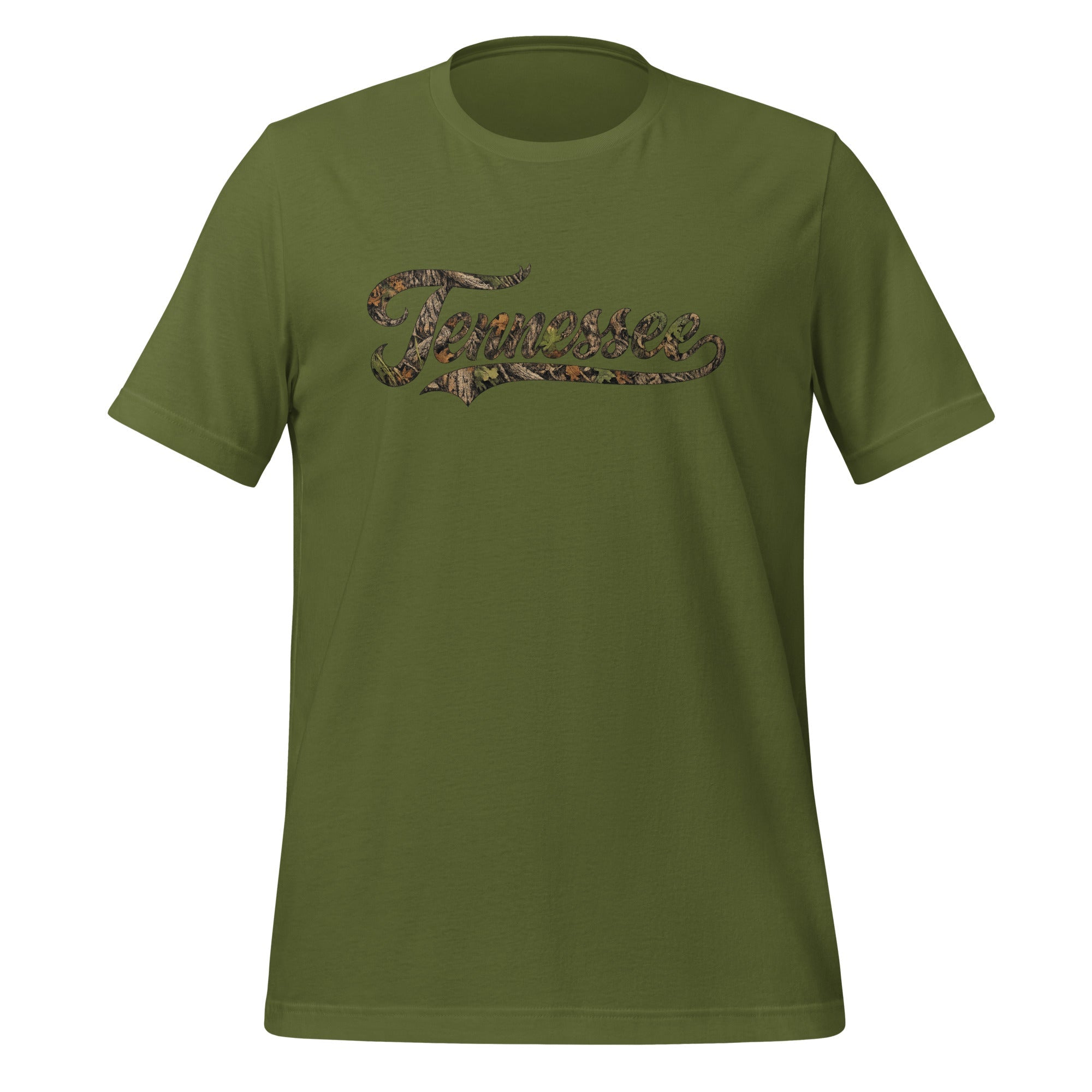 Tennessee Camo T-Shirt | Script Mossy Design | Classic - Bluegrass Elite Apparel LLC