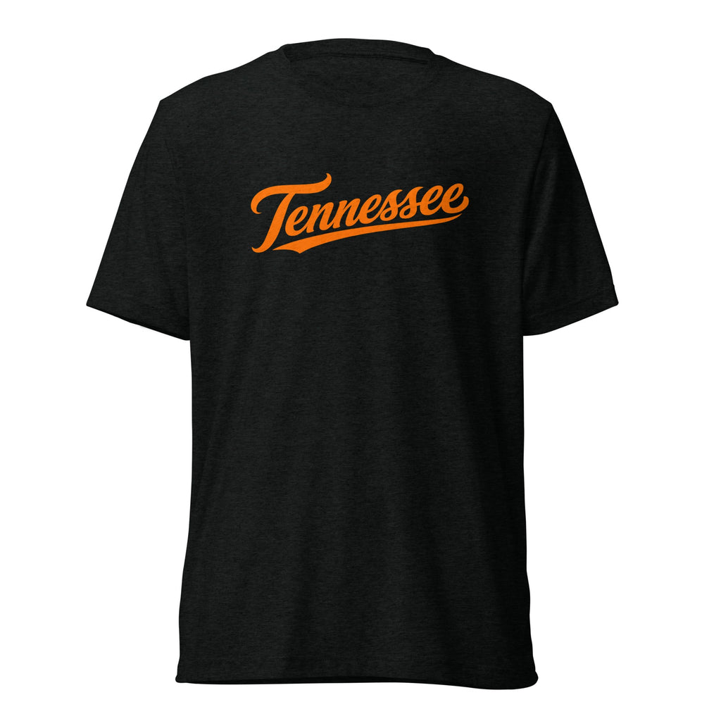 Tennessee Neon T-Shirt | Retro Glow Script | Elite Tri - Blend - Bluegrass Elite Apparel LLC