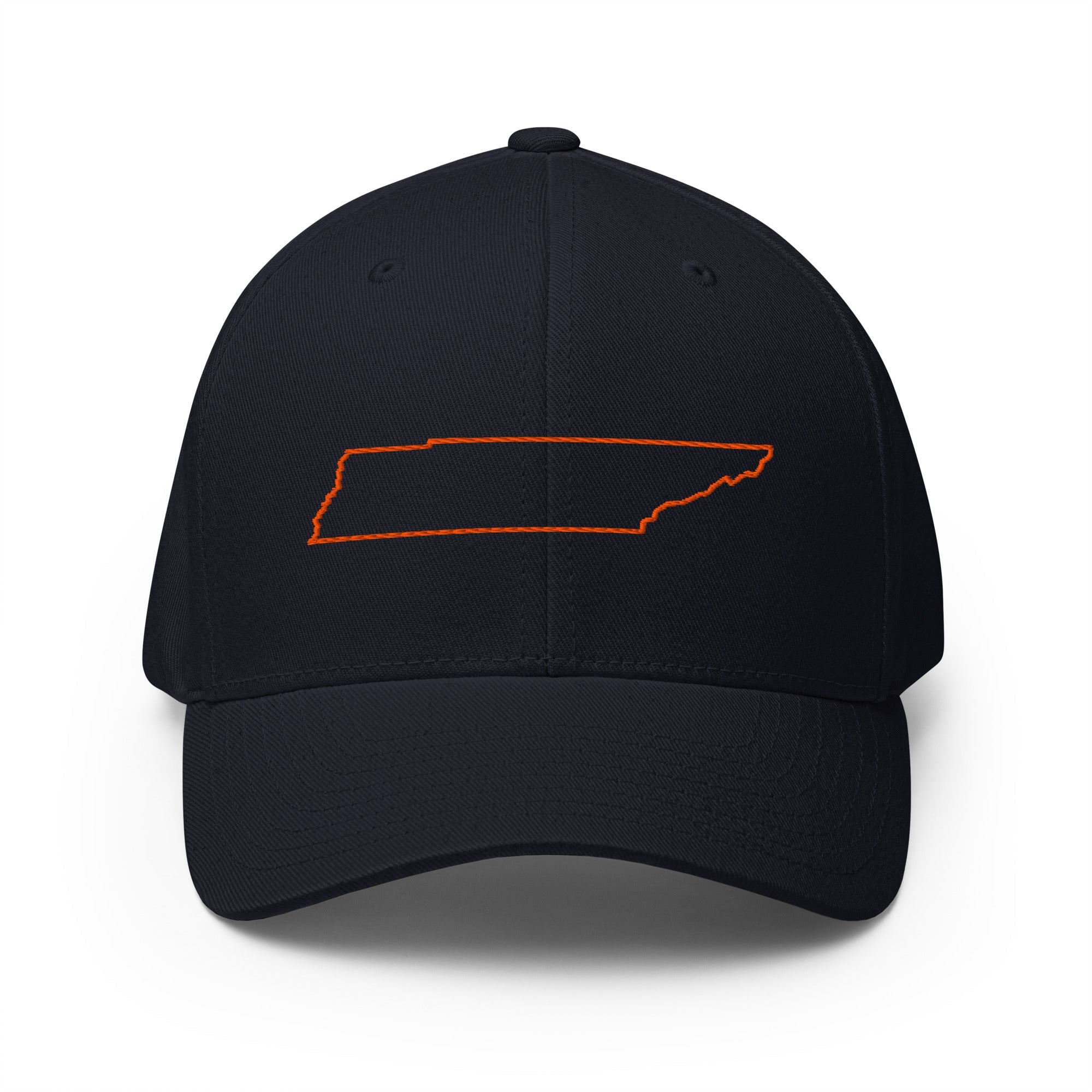 Tennessee Outline Hat | Structured Twill Cap | Stretch Fit - Bluegrass Elite Apparel LLC