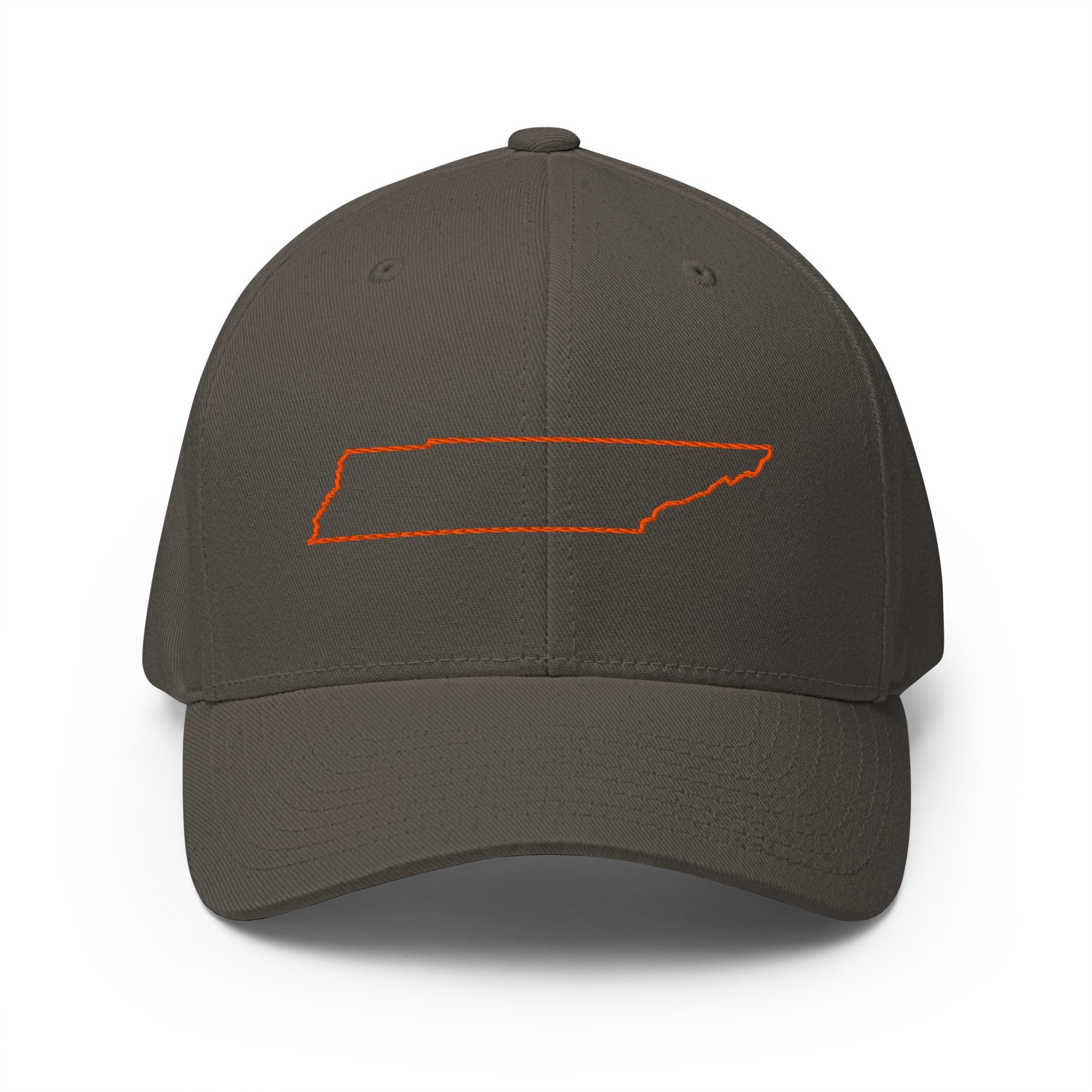 Tennessee Outline Hat | Structured Twill Cap | Stretch Fit - Bluegrass Elite Apparel LLC