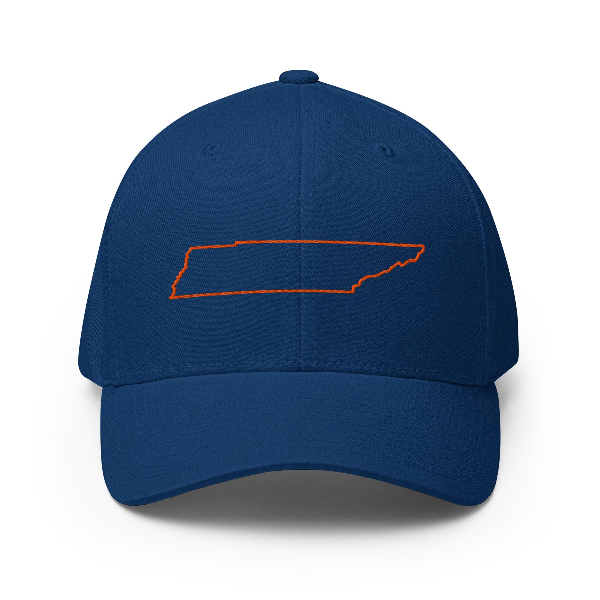 Tennessee Outline Hat | Structured Twill Cap | Stretch Fit - Bluegrass Elite Apparel LLC