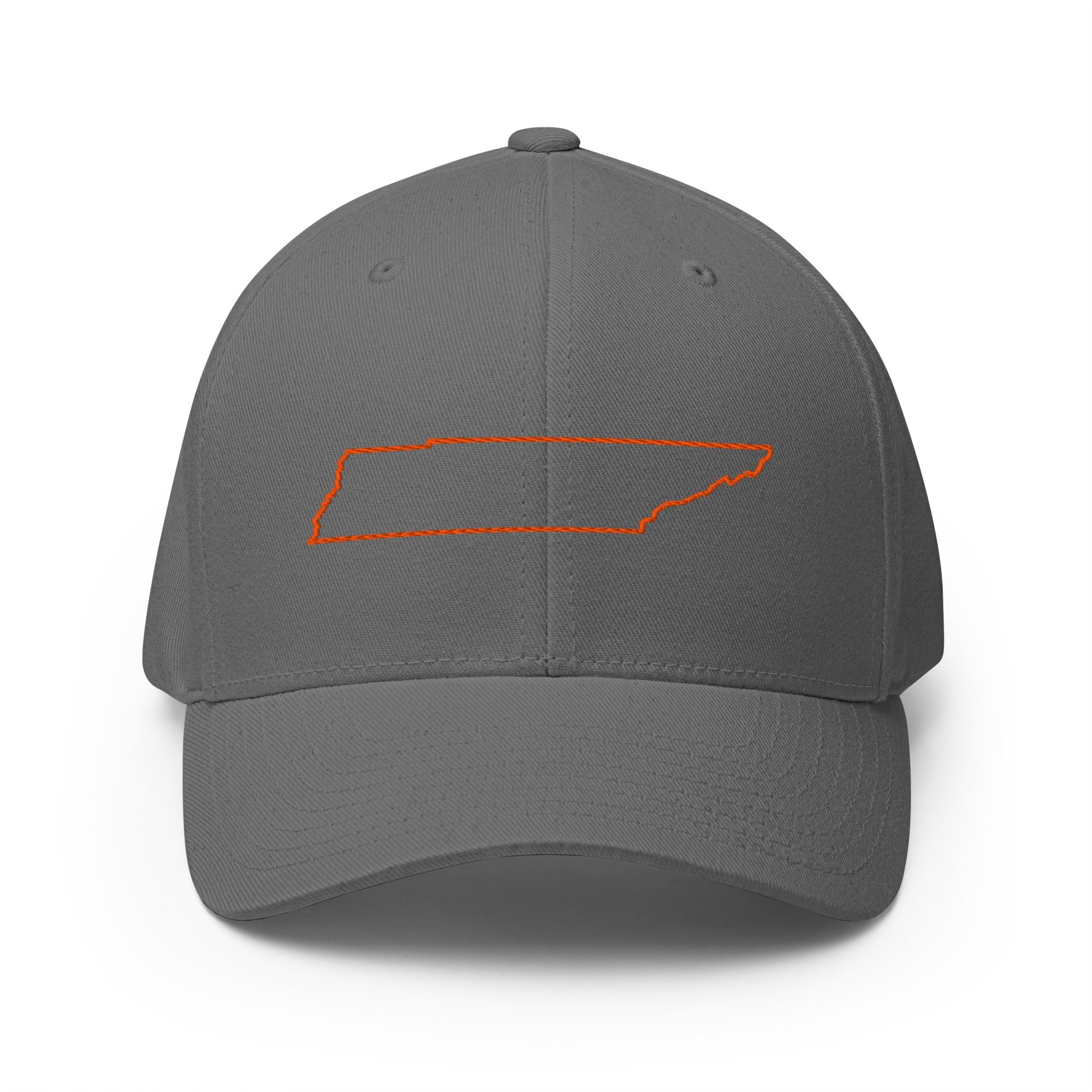 Tennessee Outline Hat | Structured Twill Cap | Stretch Fit - Bluegrass Elite Apparel LLC