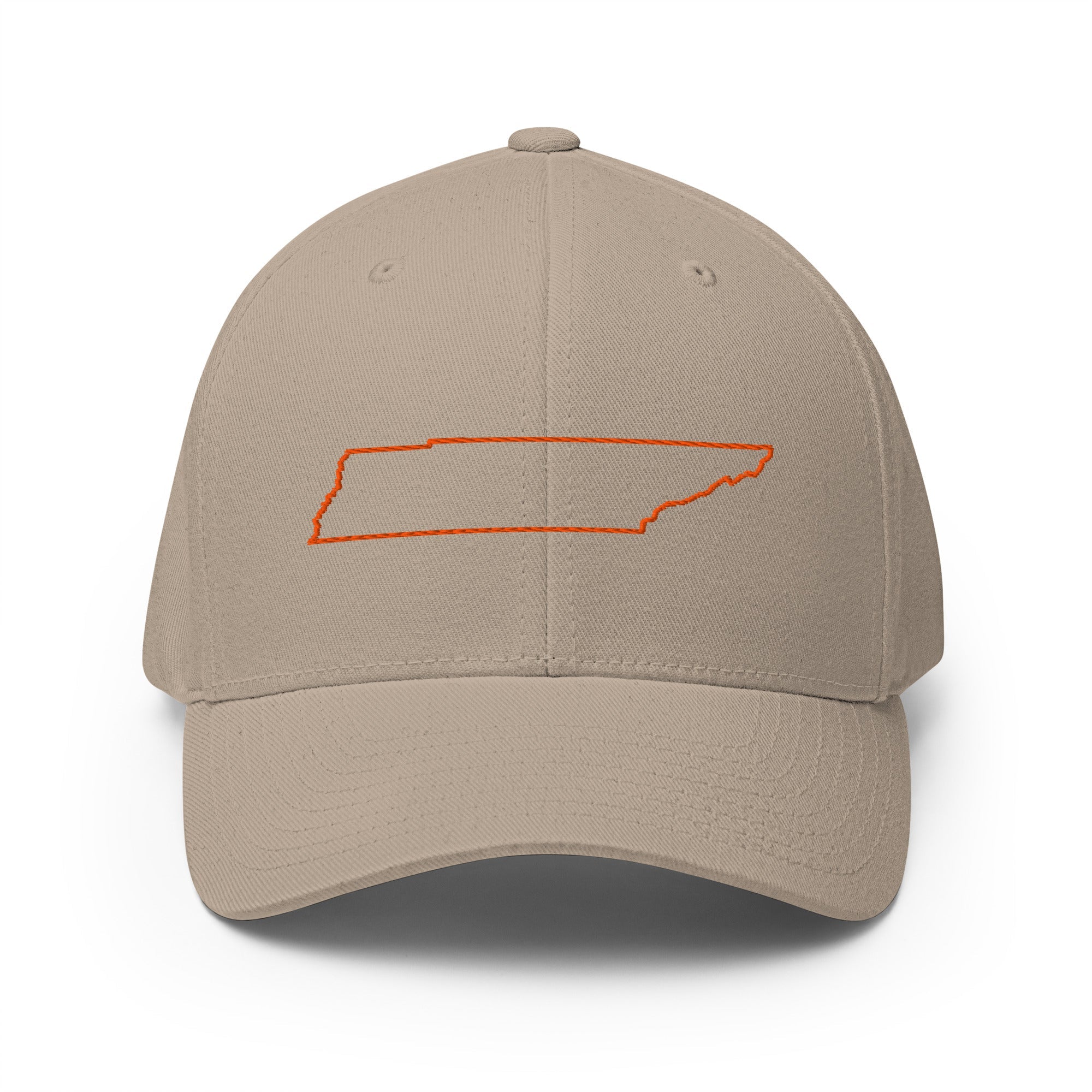 Tennessee Outline Hat | Structured Twill Cap | Stretch Fit - Bluegrass Elite Apparel LLC