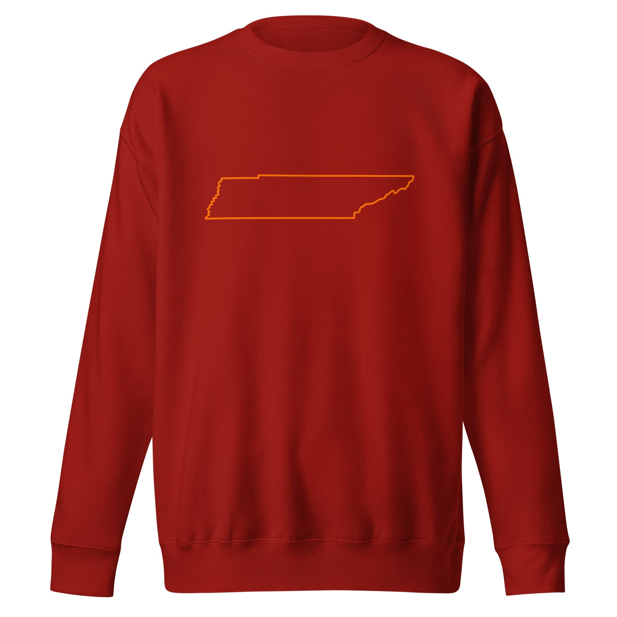 Tennessee Outline Sweatshirt | Bold State Pride Fleece - Bluegrass Elite Apparel LLC