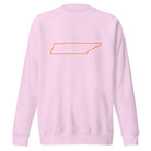 Tennessee Outline Sweatshirt | Bold State Pride Fleece - Bluegrass Elite Apparel LLC