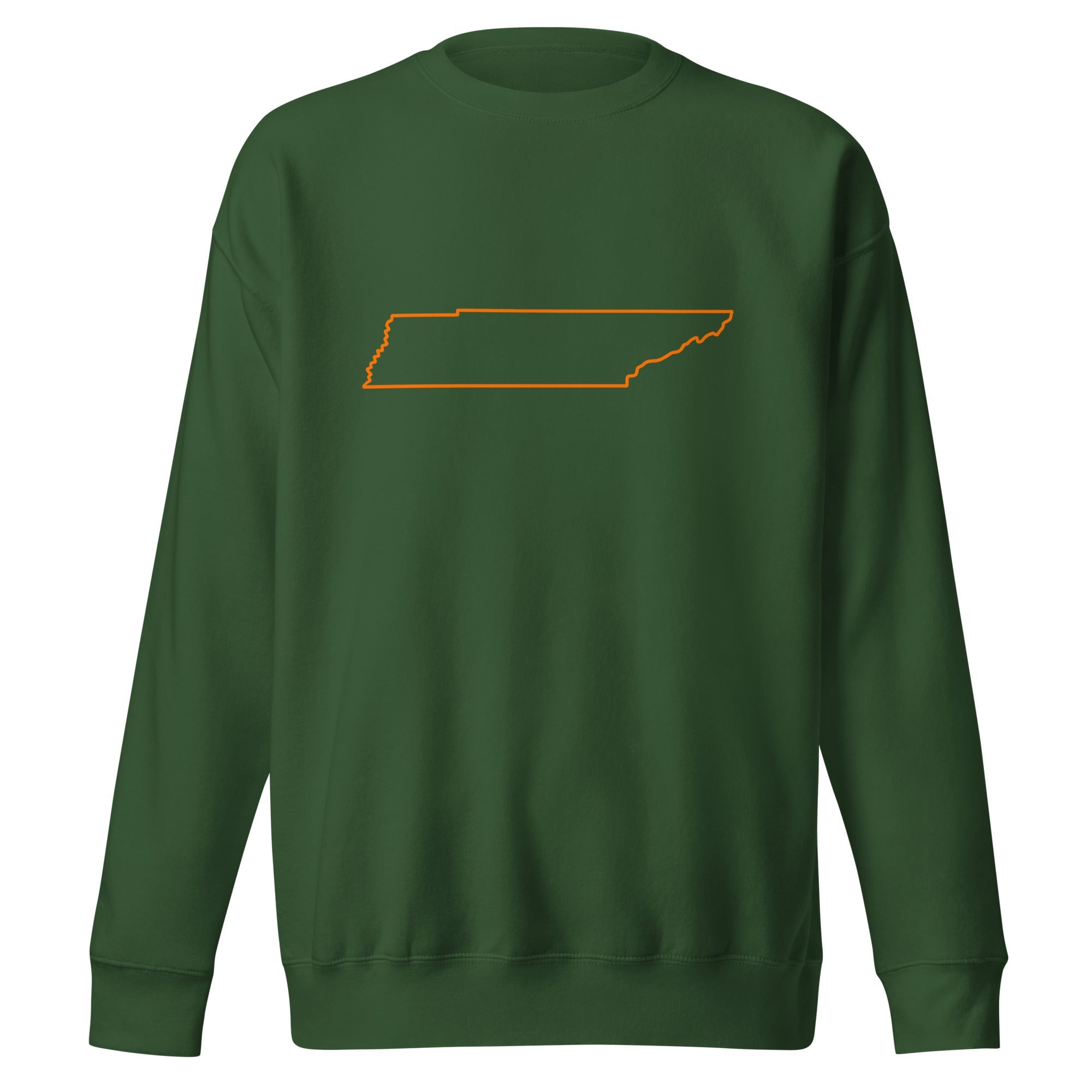 Tennessee Outline Sweatshirt | Bold State Pride Fleece - Bluegrass Elite Apparel LLC