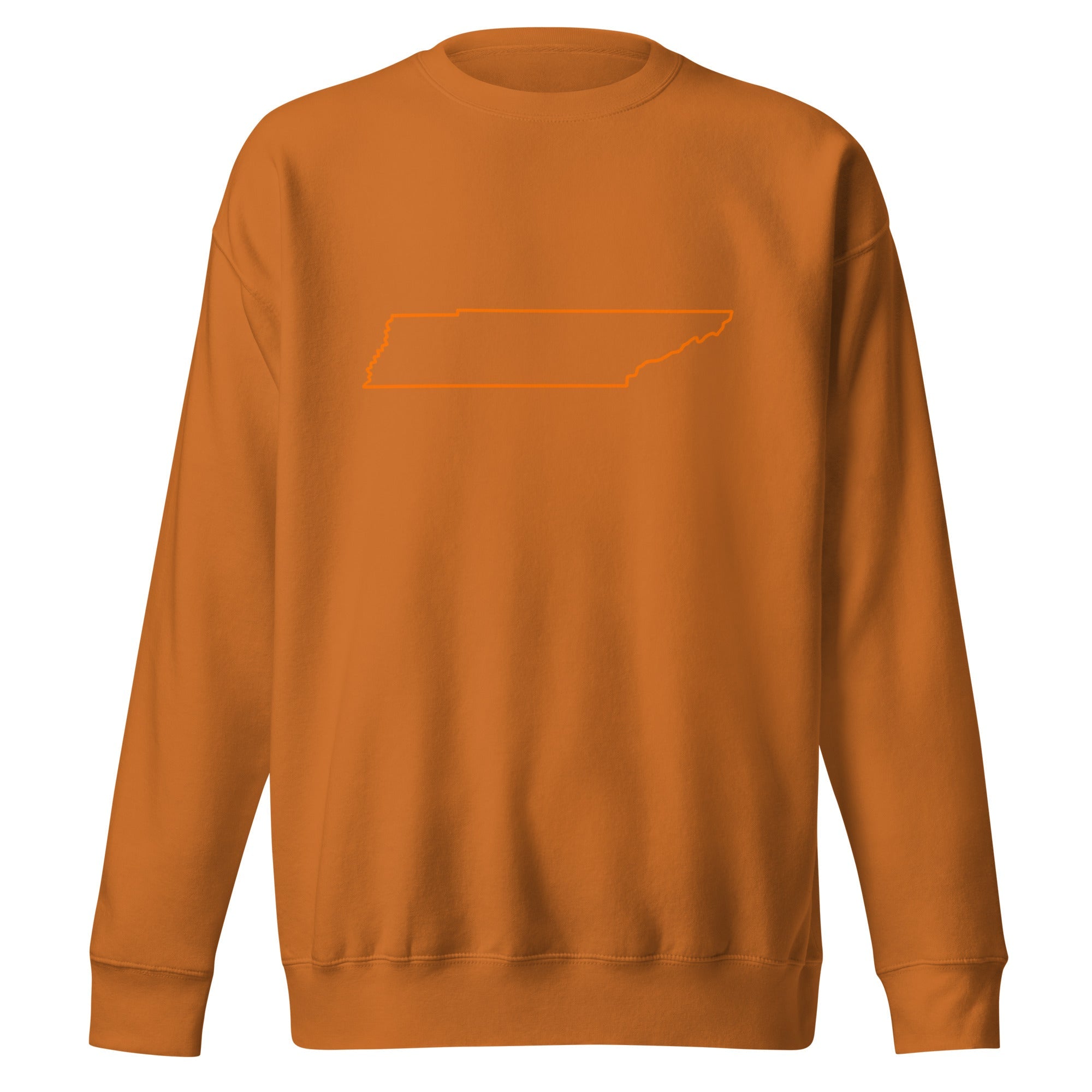 Tennessee Outline Sweatshirt | Bold State Pride Fleece - Bluegrass Elite Apparel LLC
