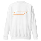 Tennessee Outline Sweatshirt | Bold State Pride Fleece - Bluegrass Elite Apparel LLC