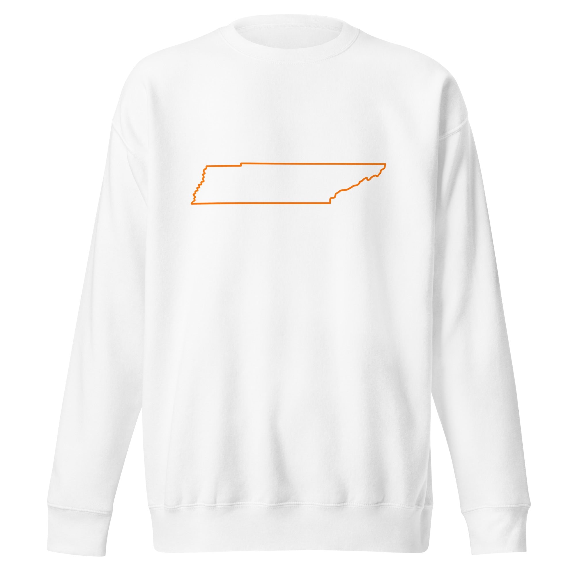 Tennessee Outline Sweatshirt | Bold State Pride Fleece - Bluegrass Elite Apparel LLC
