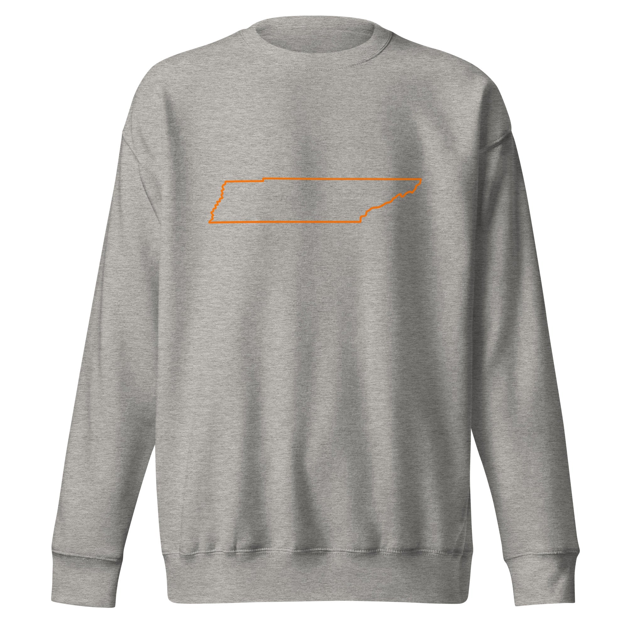 Tennessee Outline Sweatshirt | Bold State Pride Fleece - Bluegrass Elite Apparel LLC