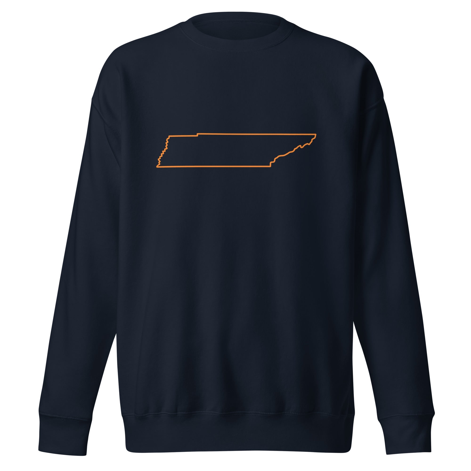 Tennessee Outline Sweatshirt | Bold State Pride Fleece - Bluegrass Elite Apparel LLC