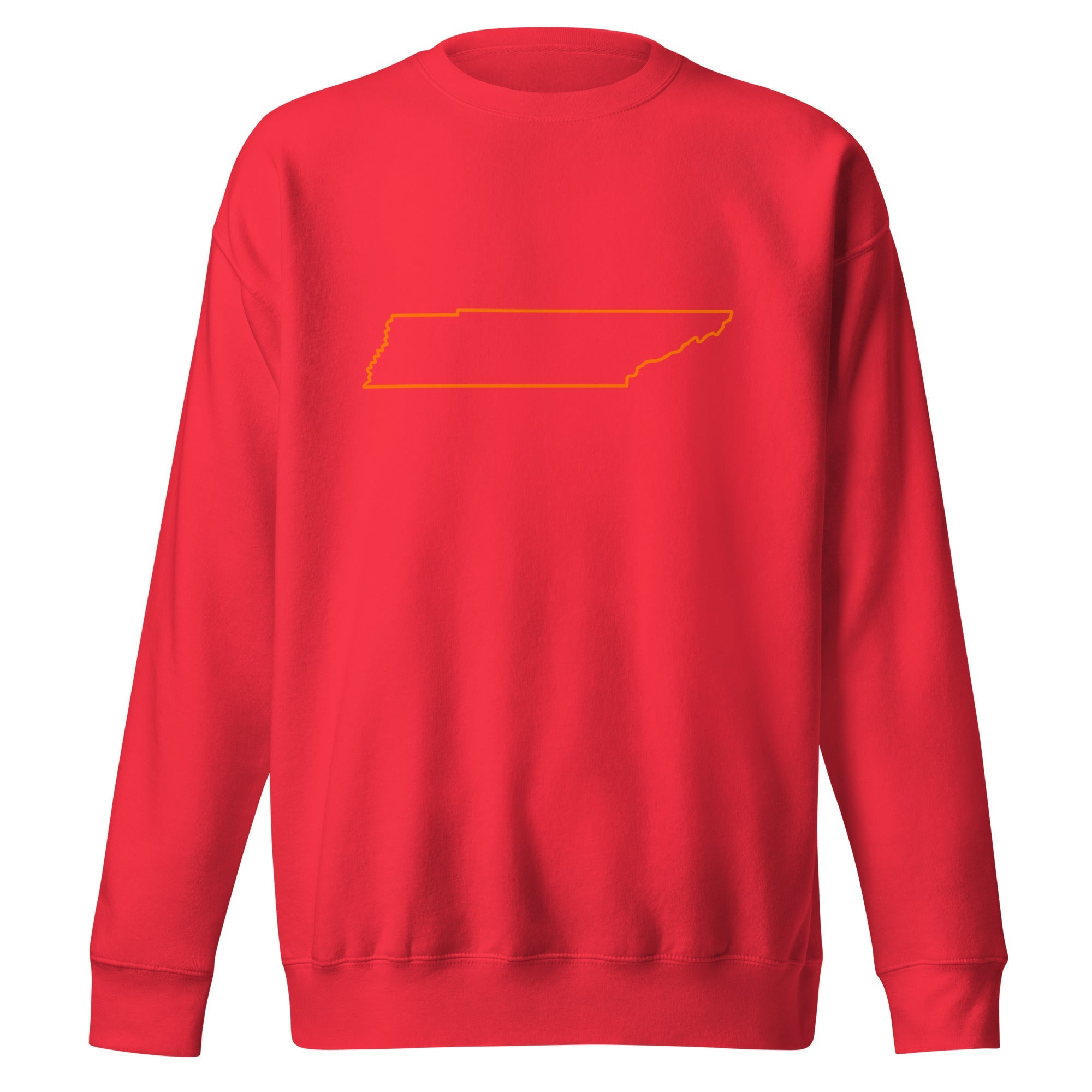Tennessee Outline Sweatshirt | Bold State Pride Fleece - Bluegrass Elite Apparel LLC