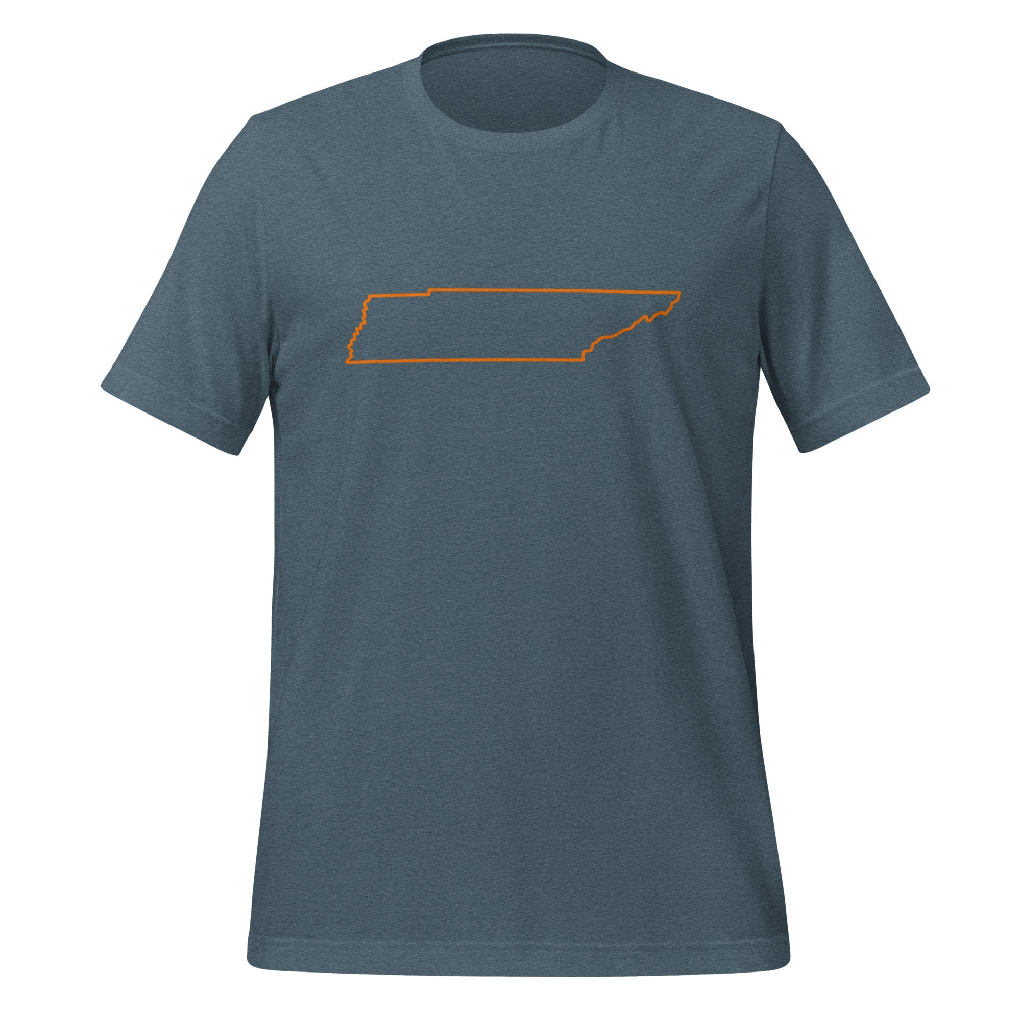 Tennessee Outline T-Shirt | Bold State Pride Design | Classic Cotton - Bluegrass Elite Apparel LLC