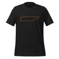 Tennessee Outline T-Shirt | Bold State Pride Design | Classic Cotton - Bluegrass Elite Apparel LLC