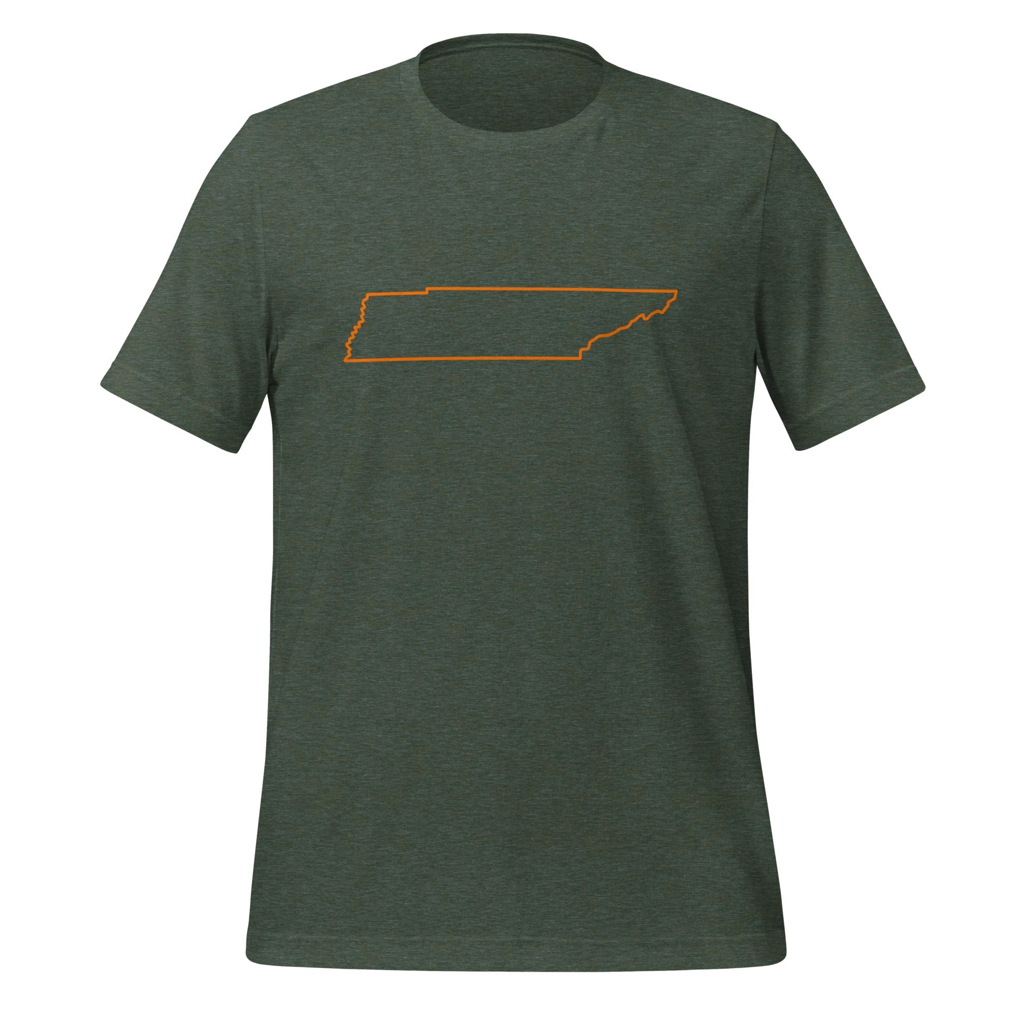 Tennessee Outline T-Shirt | Bold State Pride Design | Classic Cotton - Bluegrass Elite Apparel LLC