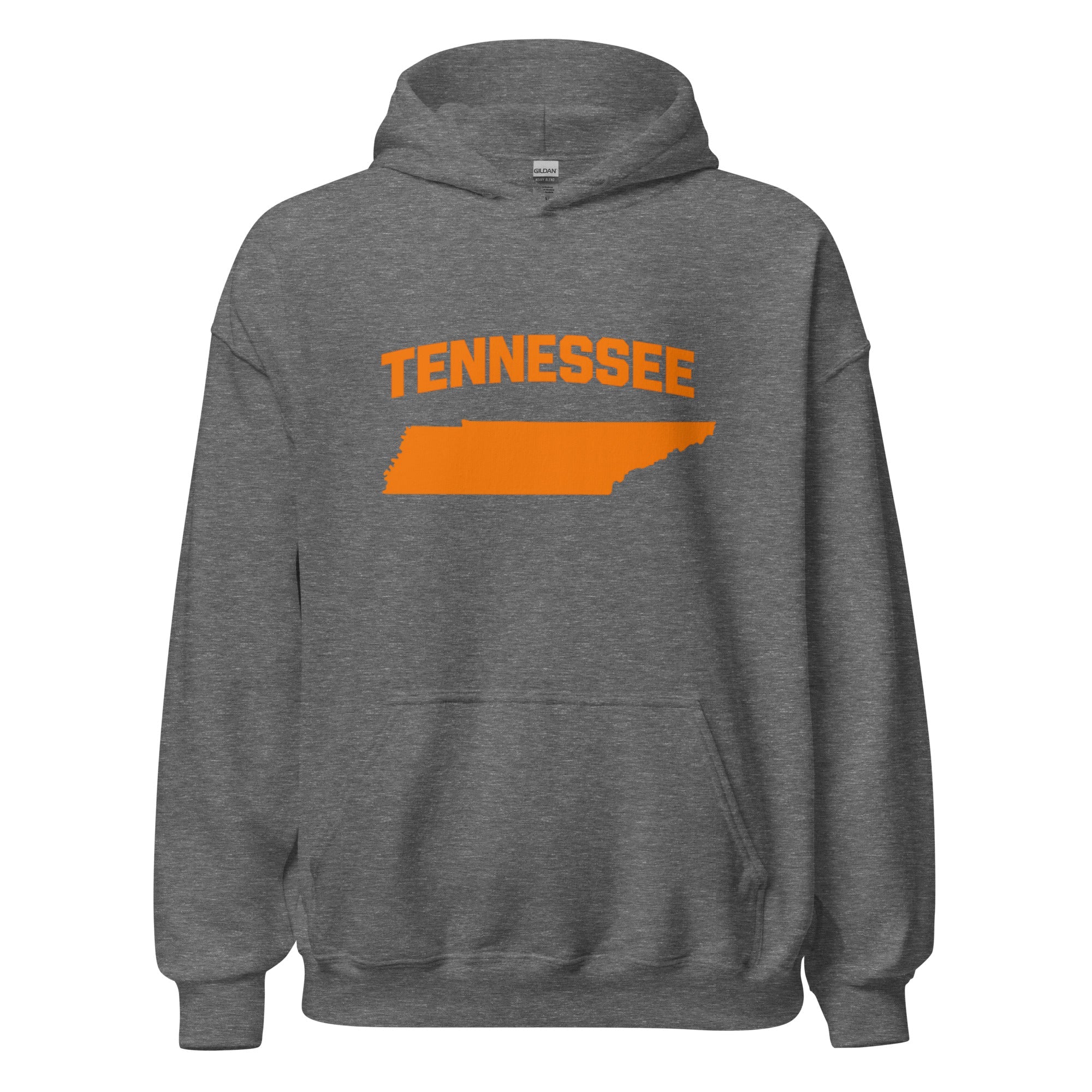 Tennessee Unisex Hoodie | Bold Orange State Design - Bluegrass Elite Apparel LLC