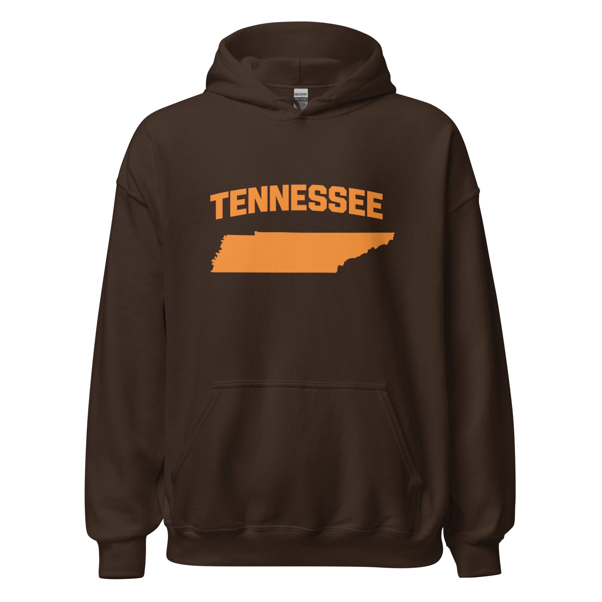 Tennessee Unisex Hoodie | Bold Orange State Design - Bluegrass Elite Apparel LLC