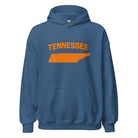 Tennessee Unisex Hoodie | Bold Orange State Design - Bluegrass Elite Apparel LLC