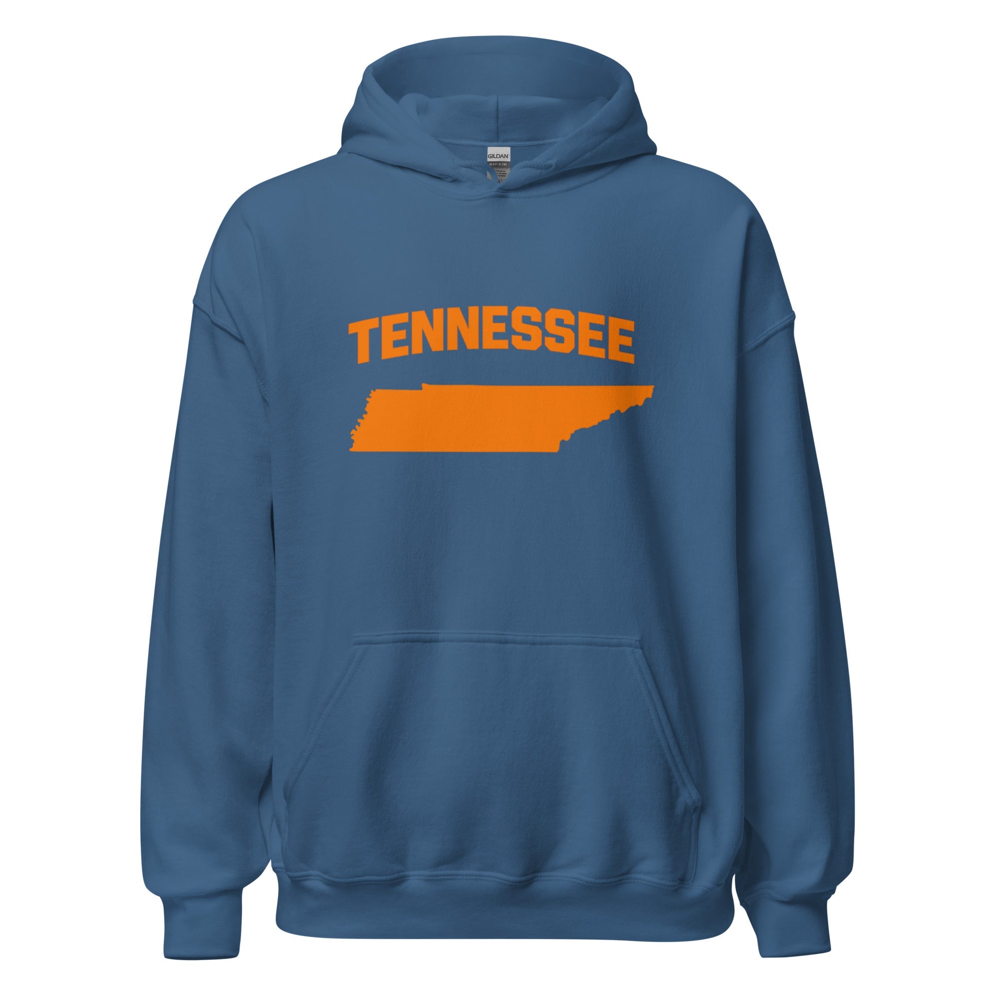 Tennessee Unisex Hoodie | Bold Orange State Design - Bluegrass Elite Apparel LLC