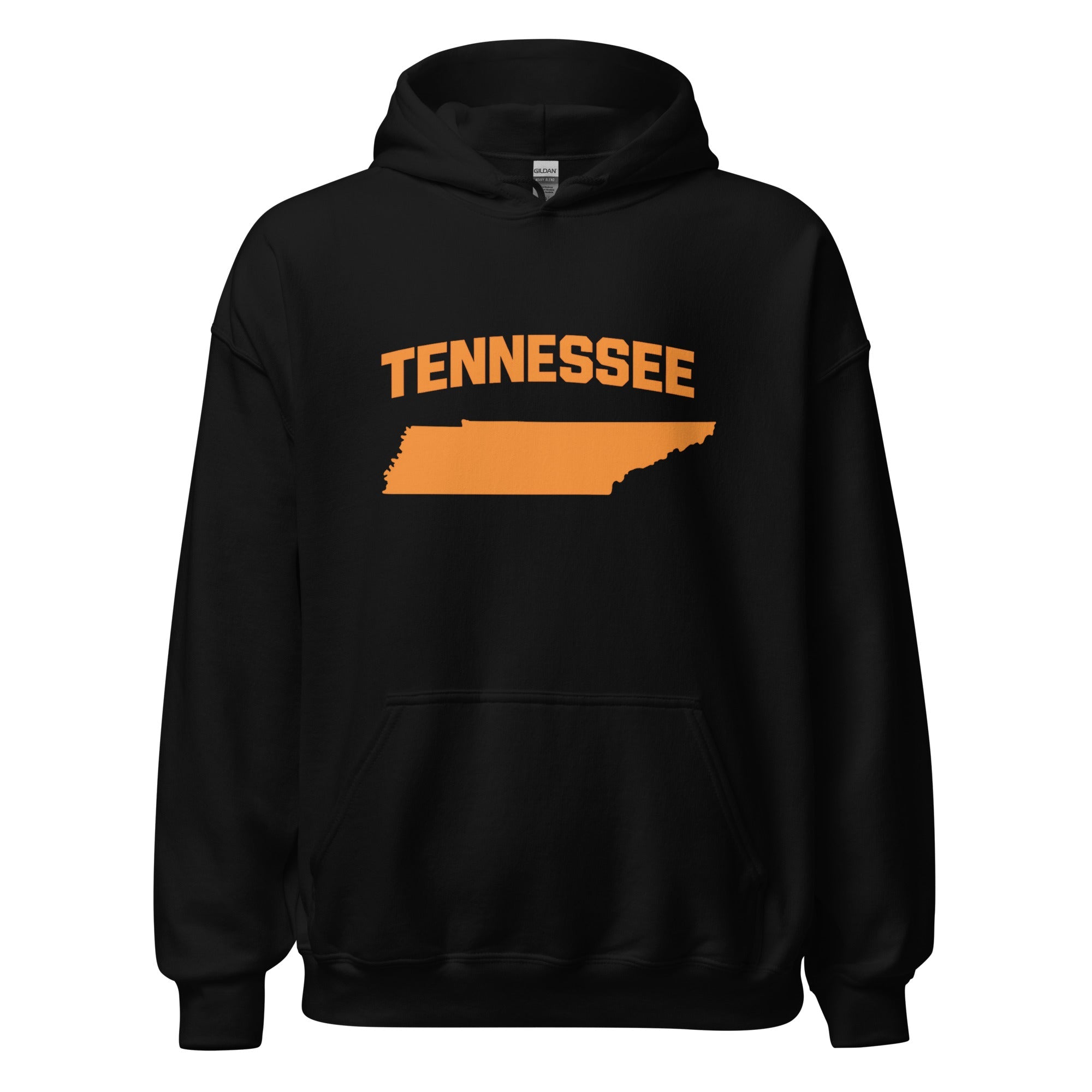 Tennessee Unisex Hoodie | Bold Orange State Design - Bluegrass Elite Apparel LLC