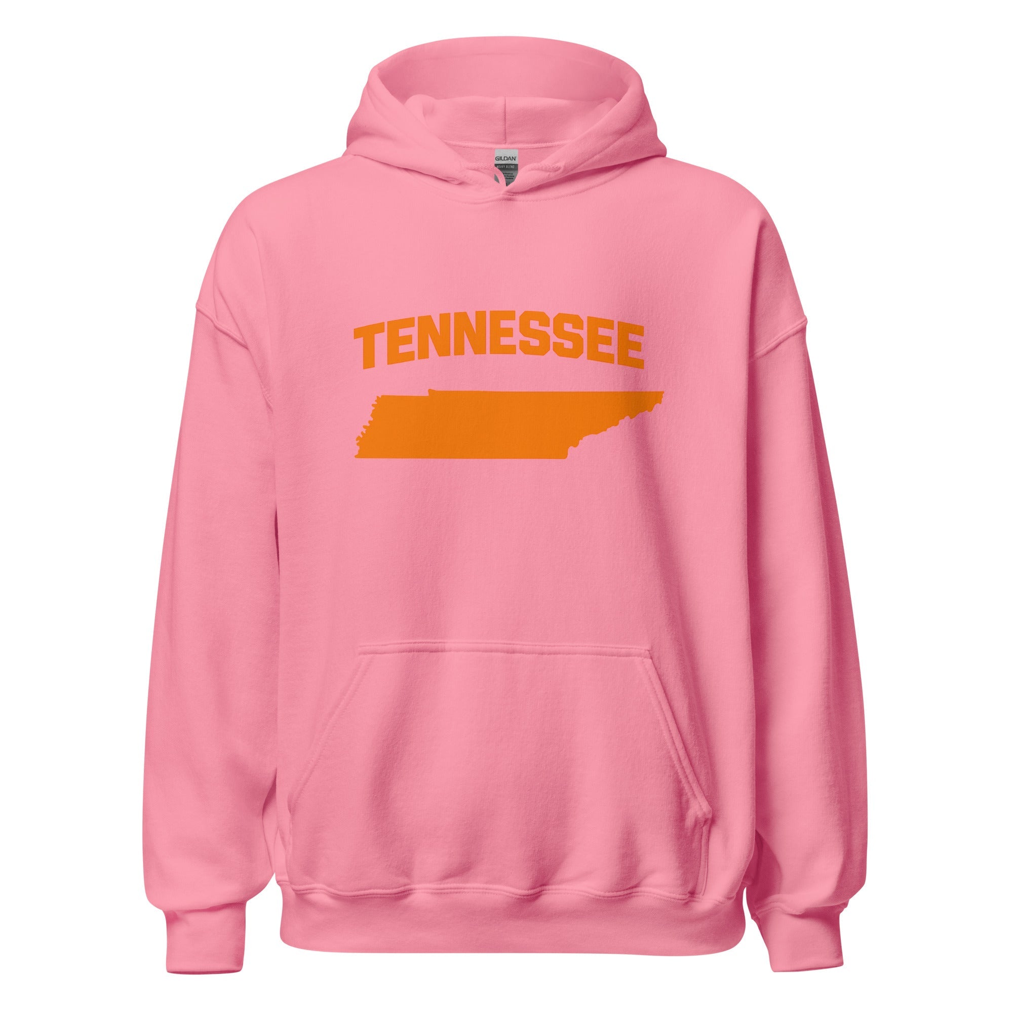 Tennessee Unisex Hoodie | Bold Orange State Design - Bluegrass Elite Apparel LLC
