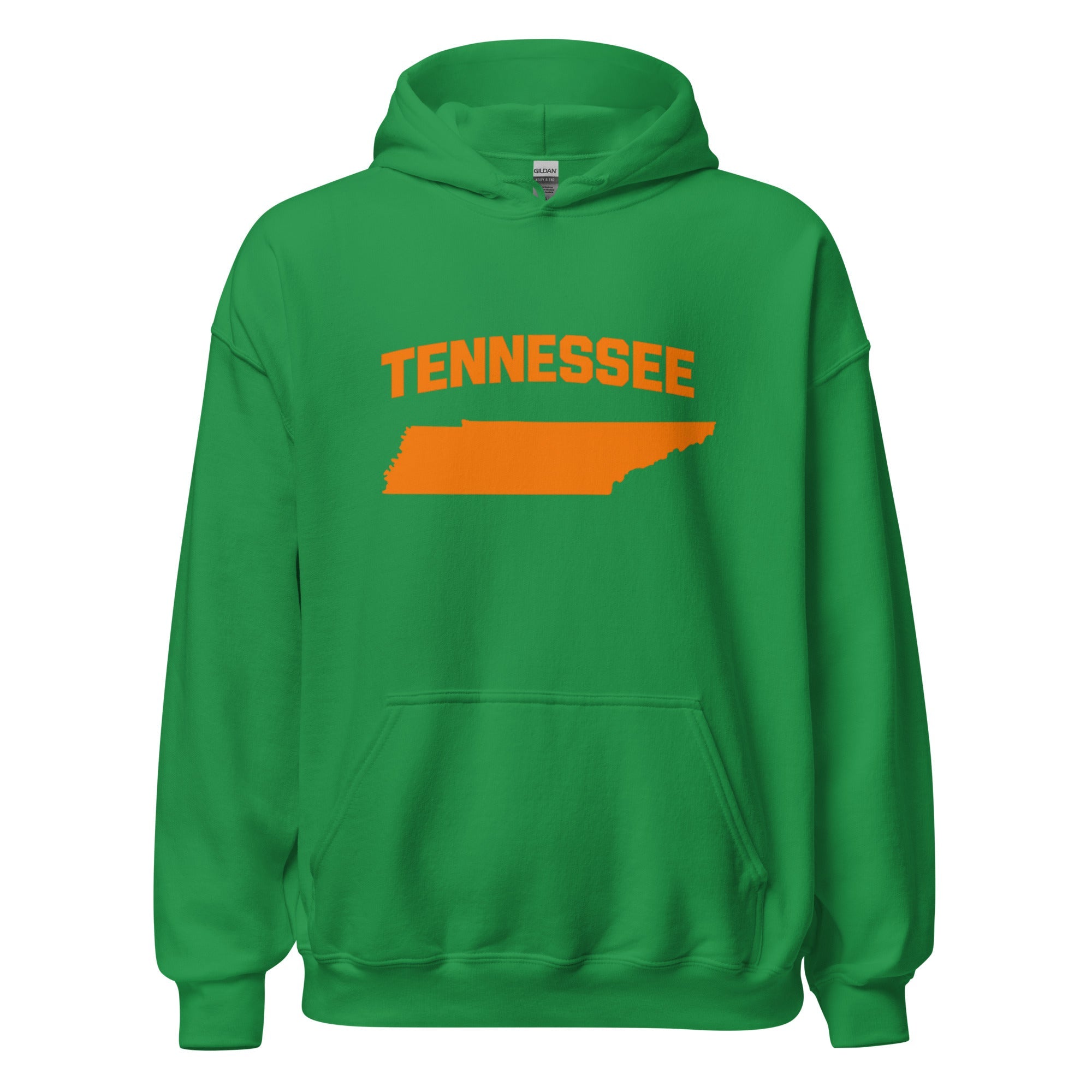Tennessee Unisex Hoodie | Bold Orange State Design - Bluegrass Elite Apparel LLC