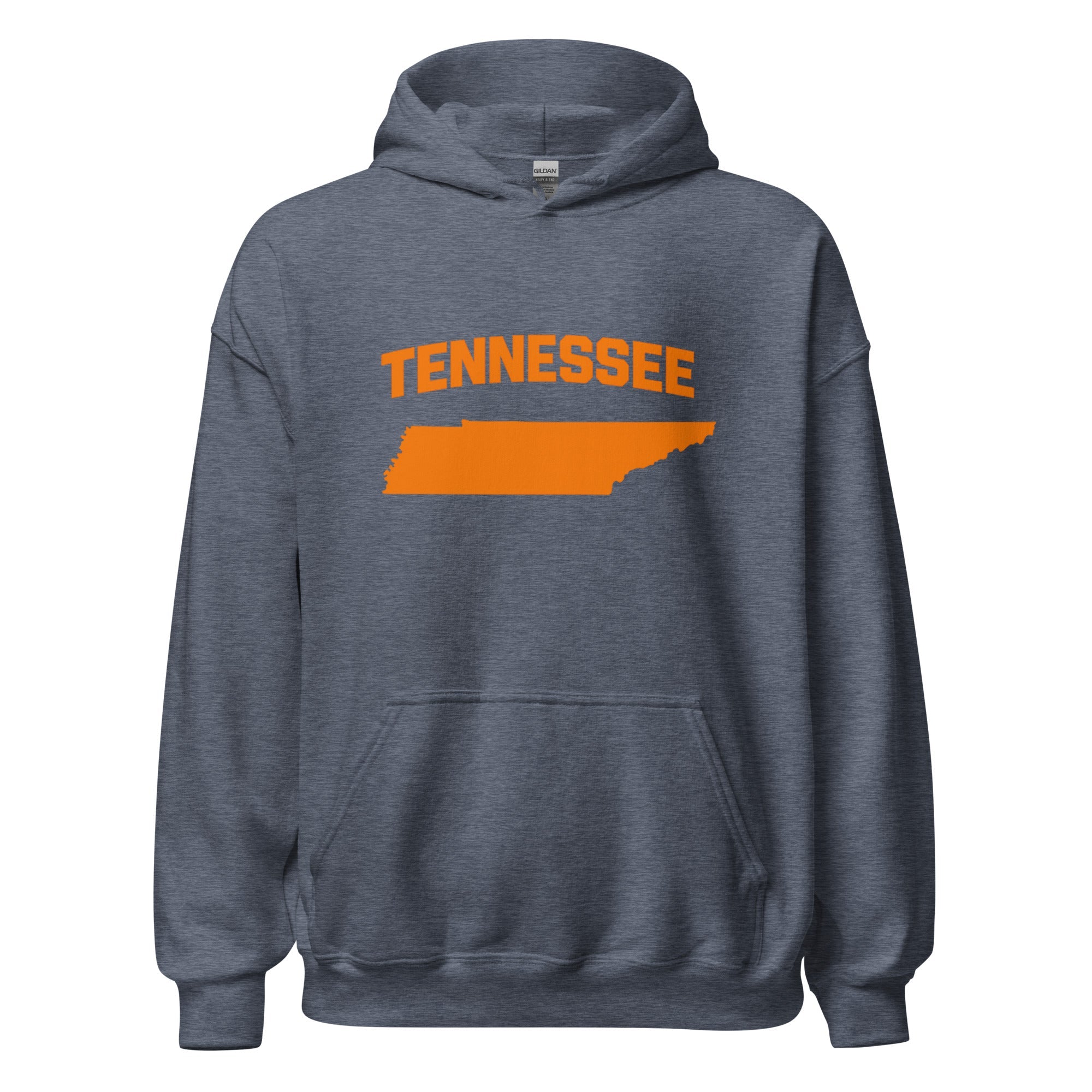 Tennessee Unisex Hoodie | Bold Orange State Design - Bluegrass Elite Apparel LLC