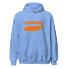 Tennessee Unisex Hoodie | Bold Orange State Design - Bluegrass Elite Apparel LLC