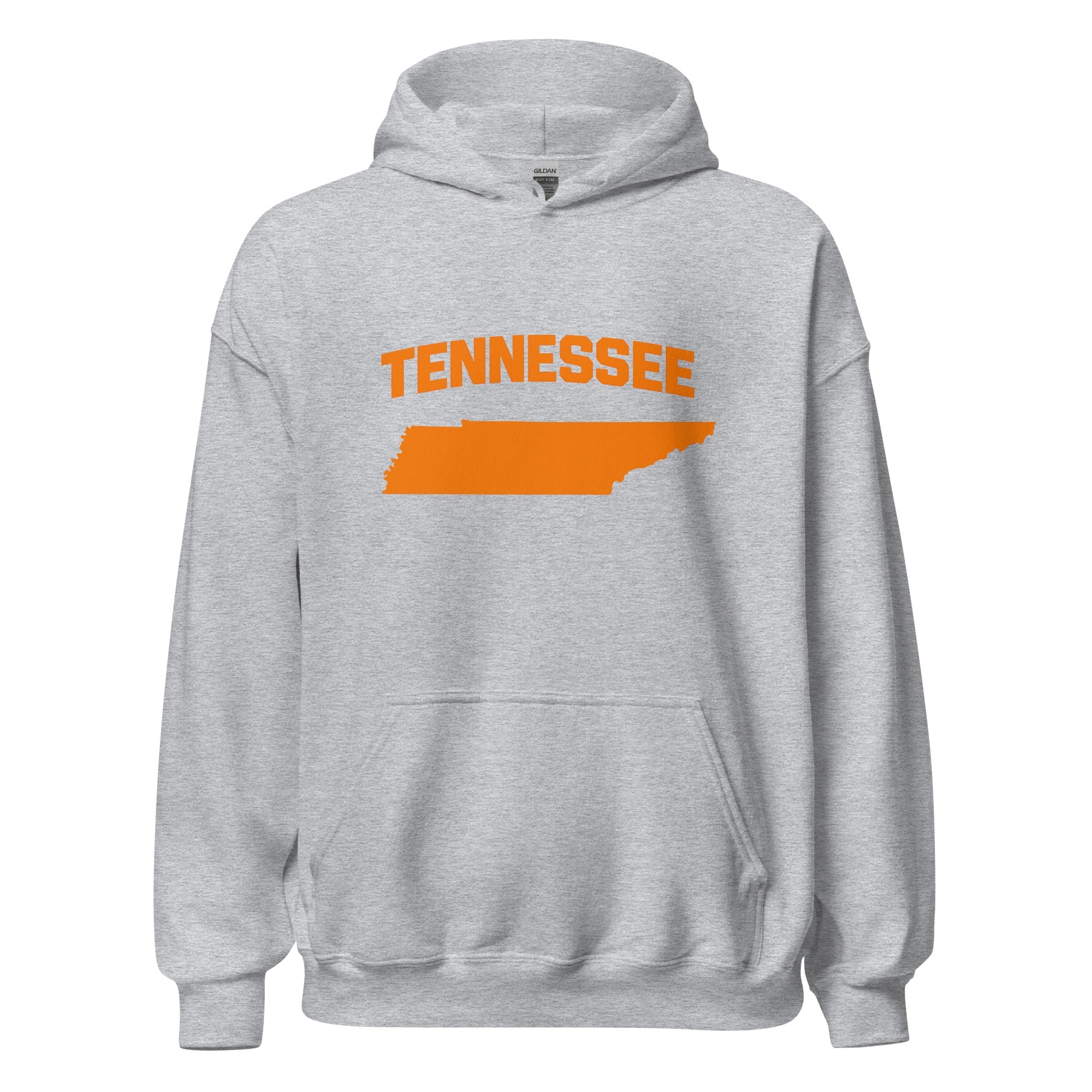 Tennessee Unisex Hoodie | Bold Orange State Design - Bluegrass Elite Apparel LLC