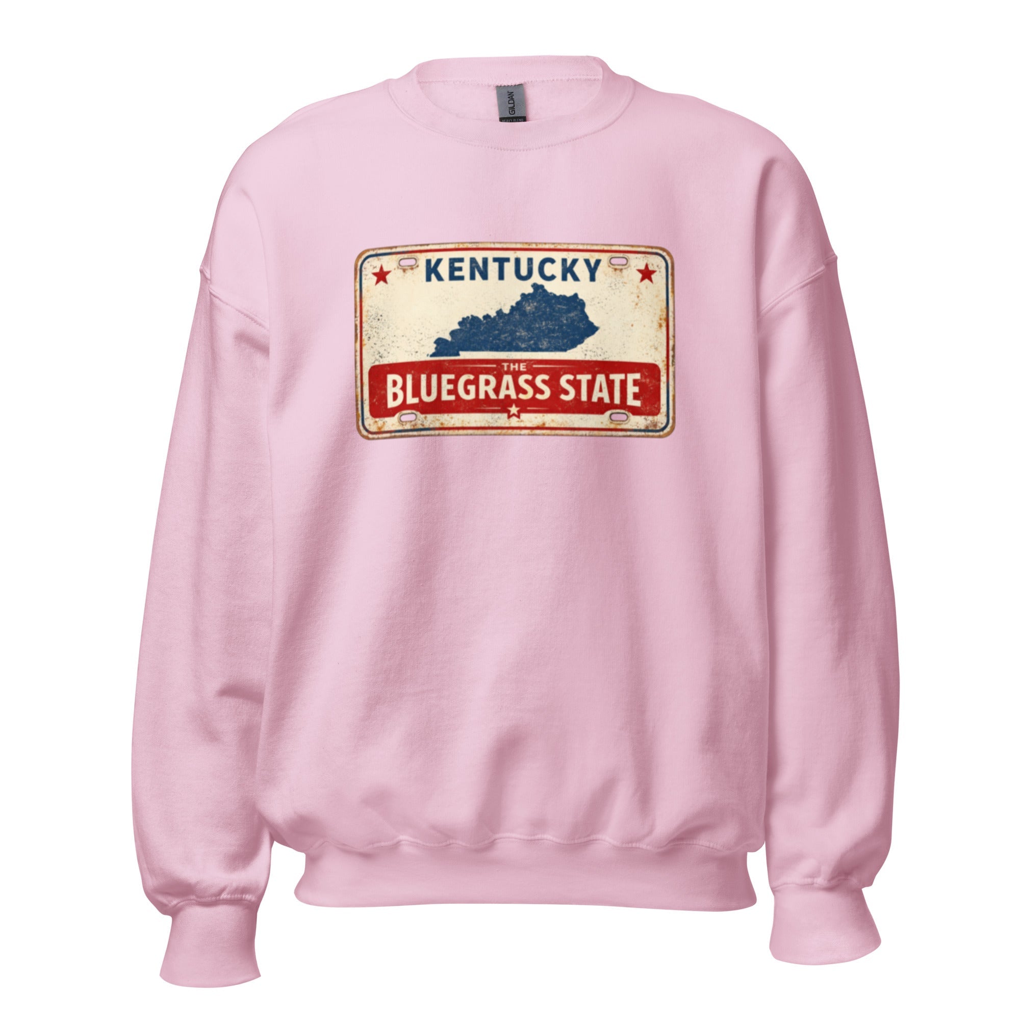 The Bluegrass State Sweatshirt | Retro License Plate Graphic | Unisex Pullover - Bluegrass Elite Apparel LLC