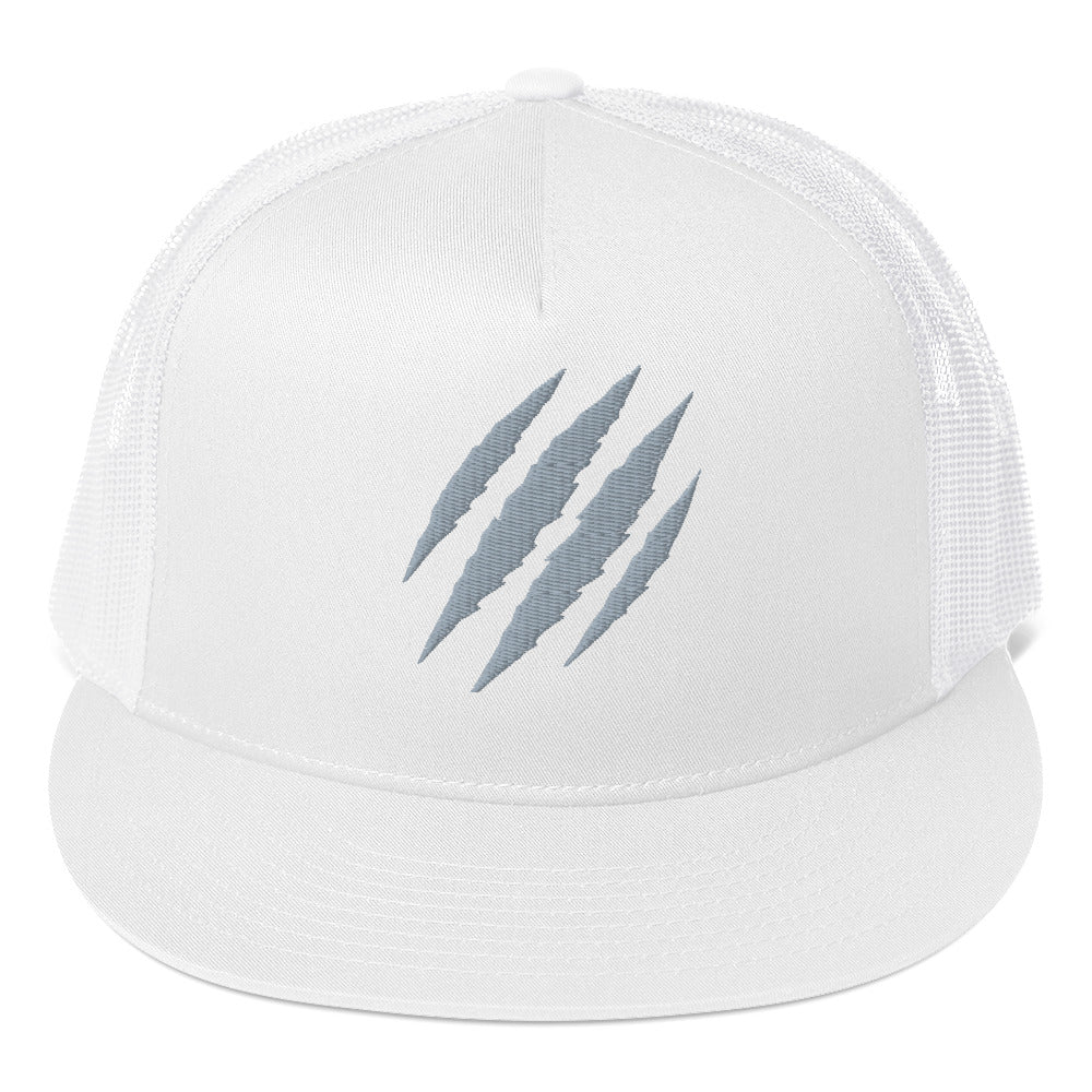 Tiger Claw Trucker Hat | Adjustable Mesh Cap Grey - Bluegrass Elite Apparel LLC