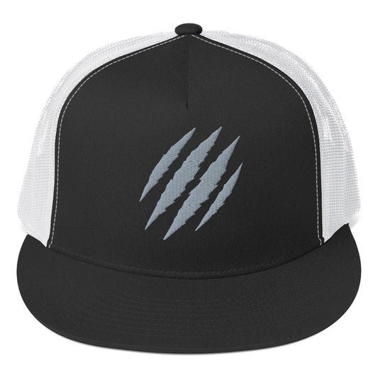 Tiger Claw Trucker Hat | Adjustable Mesh Cap Grey - Bluegrass Elite Apparel LLC