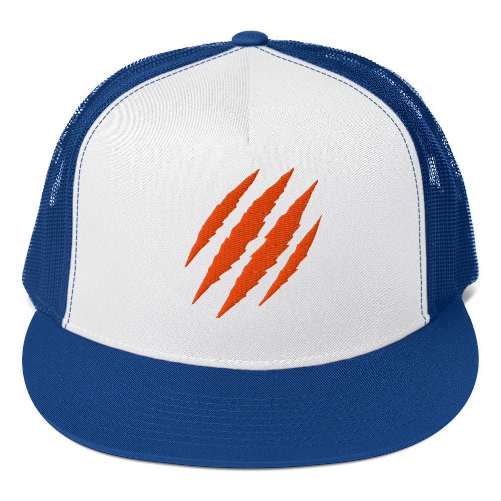 Tiger Claw Trucker Hat | Adjustable Mesh Cap Orange - Bluegrass Elite Apparel LLC