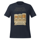 Today’s Forecast Whiskey T-Shirt | Illustrated Bourbon Weather Design | Classic Airlume Cotton - Bluegrass Elite Apparel LLC