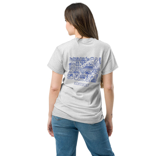 Kentucky Blue ink Back classic tee