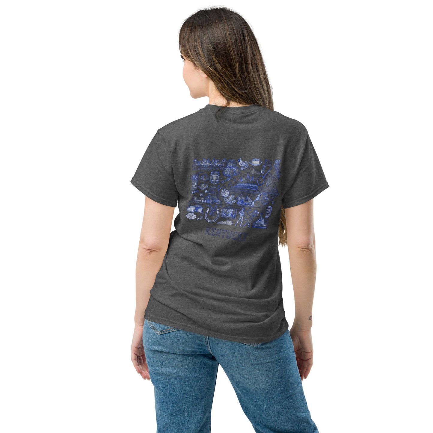 Kentucky Blue ink Back classic tee