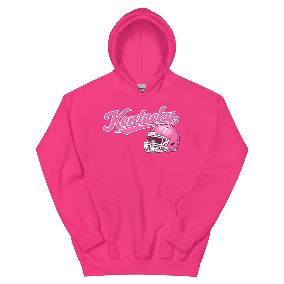 Kentucky Pink Script Helmet Hoodie
