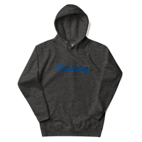 Kentucky State Outline Embroidered Hoodie