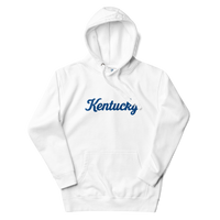 Kentucky State Outline Embroidered Hoodie