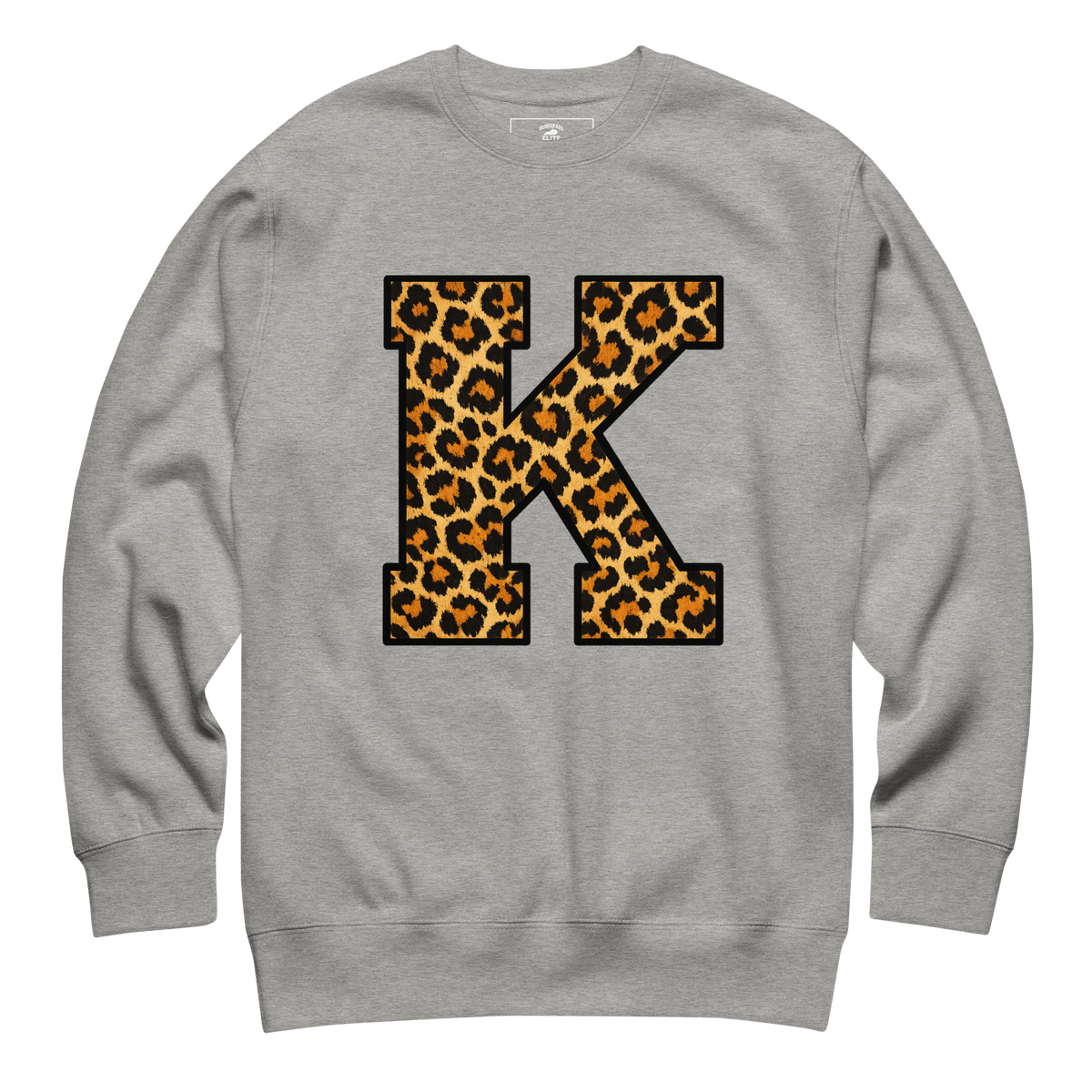 Leopard K Premium Fleece Sweatshirt