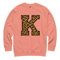Leopard K Premium Fleece Sweatshirt