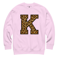Leopard K Premium Fleece Sweatshirt