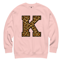 Leopard K Premium Fleece Sweatshirt