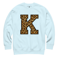Leopard K Premium Fleece Sweatshirt