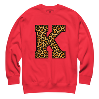 Leopard K Premium Fleece Sweatshirt