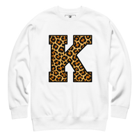 Leopard K Premium Fleece Sweatshirt
