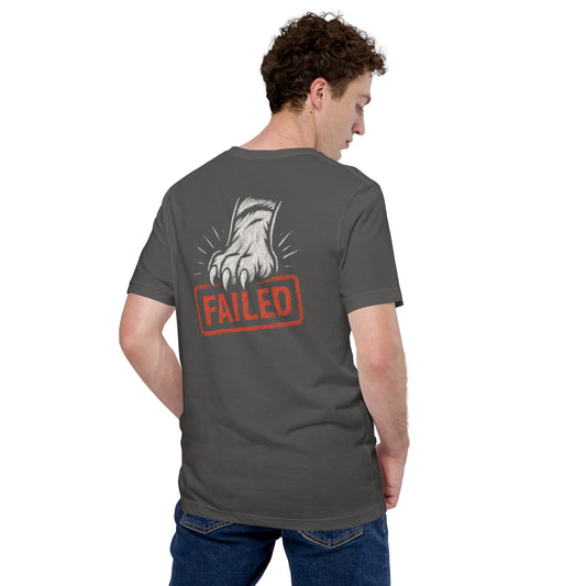 Dey Gonna Learn T-Shirt – Chalkboard Style with Tiger Paw Back
