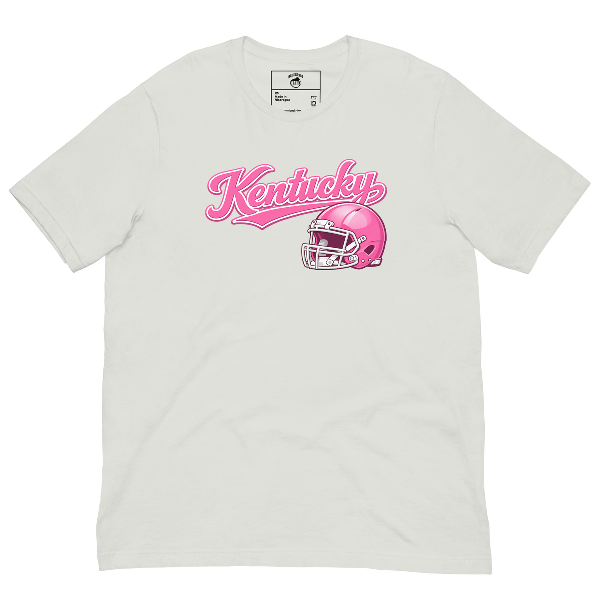 Kentucky Pink Script Helmet T-Shirt