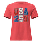 USA 250 Vintage Collegiate Women's Relaxed T-Shirt - Bluegrass Elite Apparel LLC