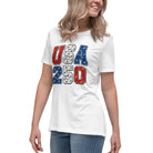 USA 250 Vintage Collegiate Women's Relaxed T-Shirt - Bluegrass Elite Apparel LLC